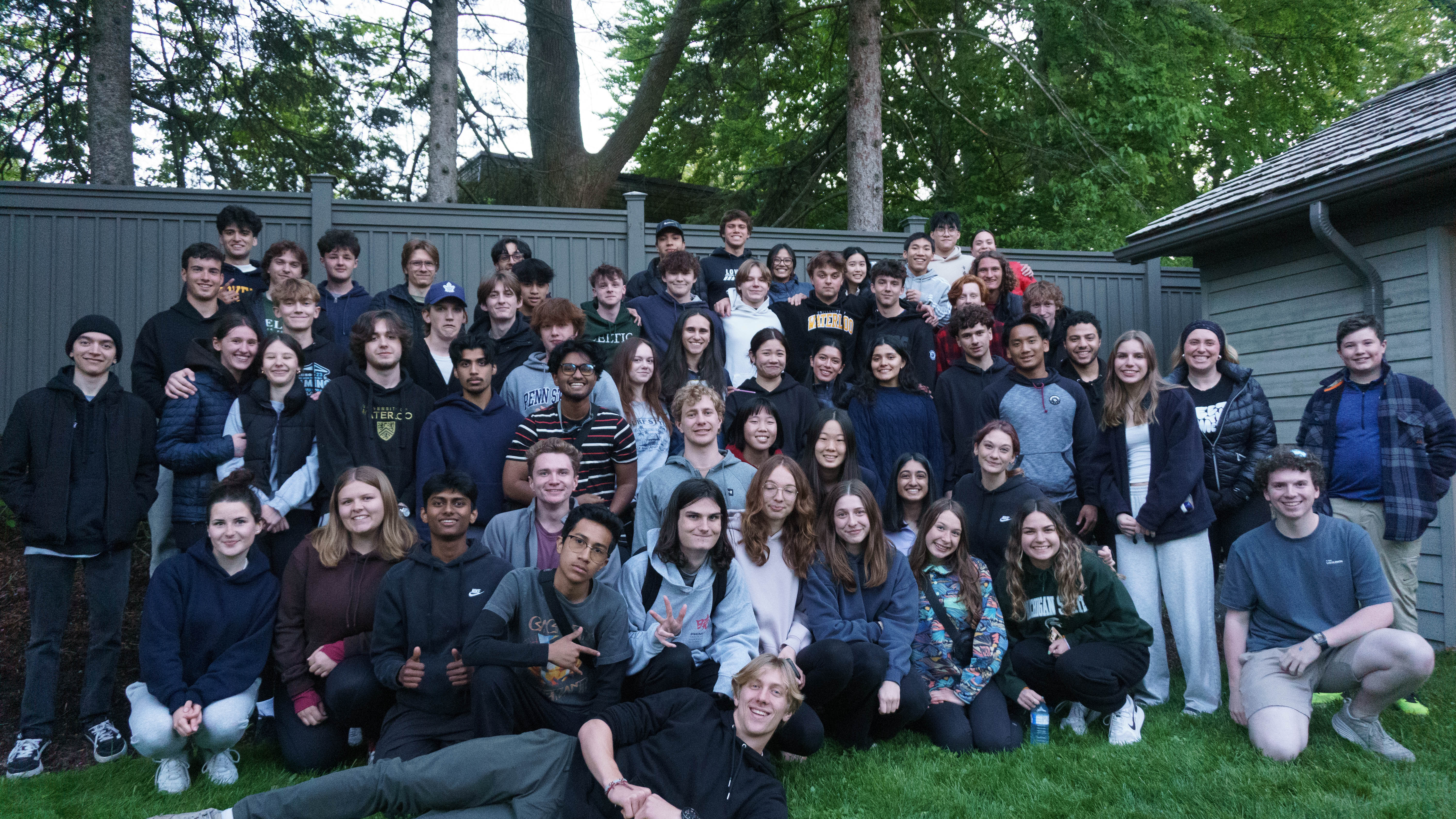 Group of all Hodson Hunt players